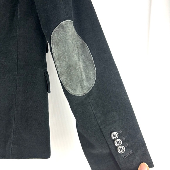 Banana Republic 90’s Velvet with Elbow Panels Button Blazer - Picture 2 of 16